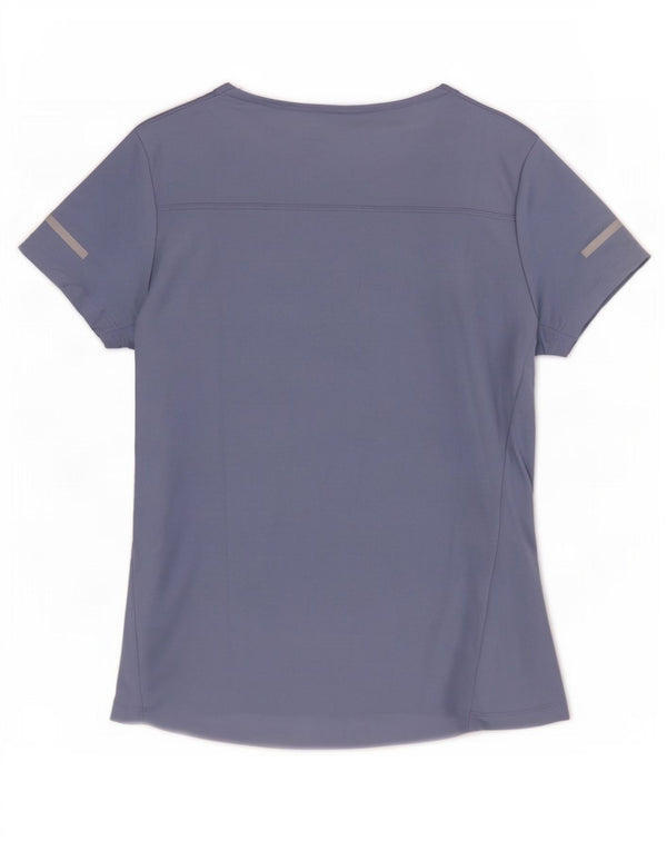 Adidas Womens Running T-Shirt Top UK 8/10 Small Purple Polyester