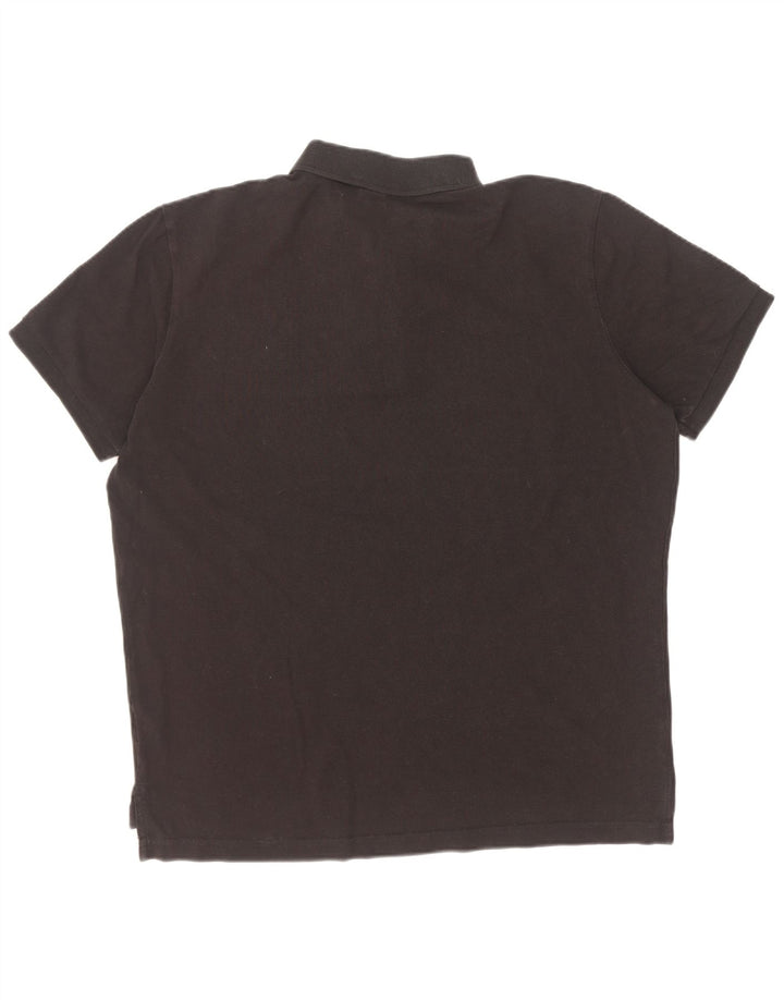 U.S. Polo Assn. Mens Shirt Large Black Cotton