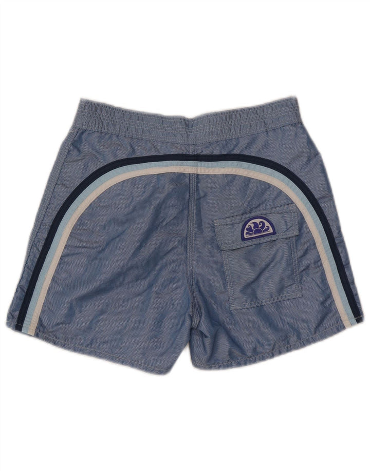 Sundek Mens Swimming Shorts Small Blue Nylon