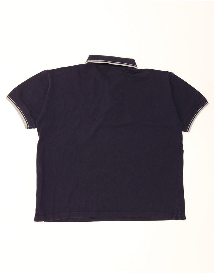 Polo Kappa Uomo Large Blu Navy in cotone