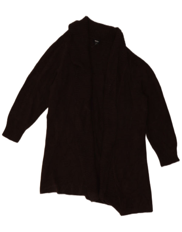 Maglione cardigan aperto da donna Mossimo US 16 2XL Acrilico marrone