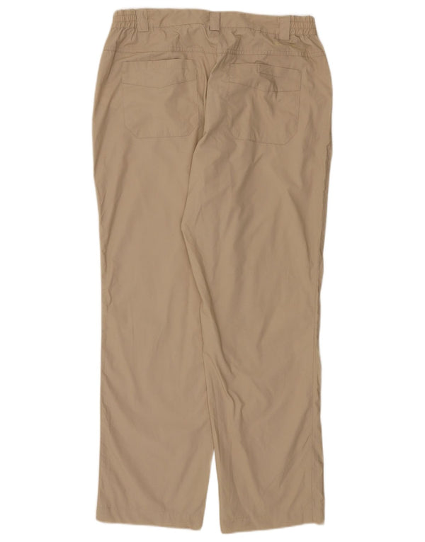 Mountain Warehouse Womens Regular Trousers UK 12 Medium W32 L29 Beige