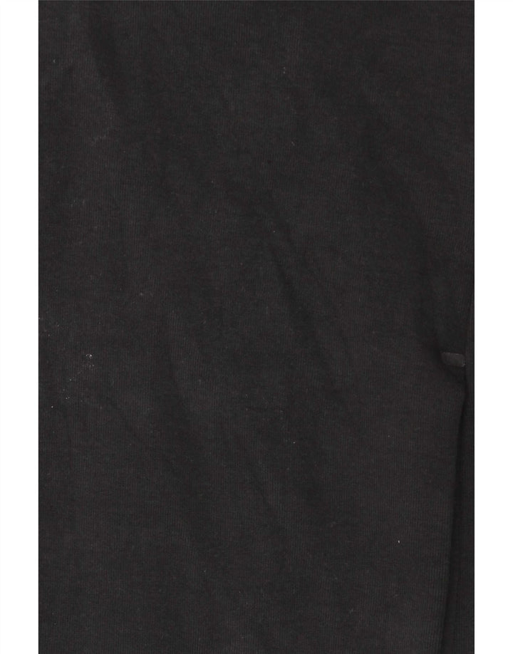 Nike Mens Zip Hoodie Sweater Small Black Cotton