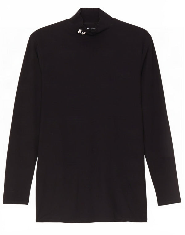 Under Armour Mens Top Long Sleeve Medium Black Nylon