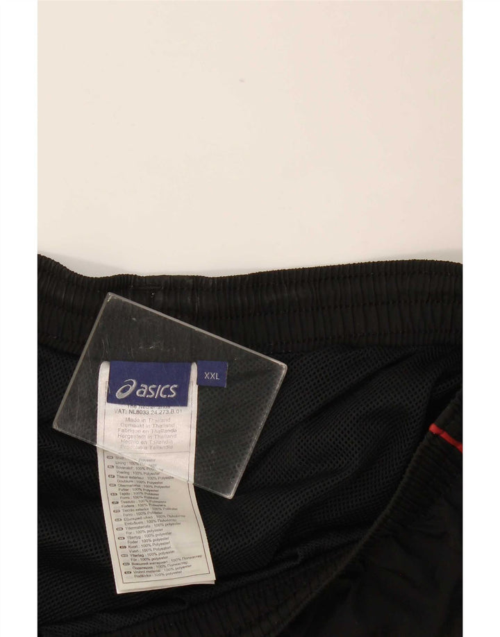 Asics Herren Sportshorts 2XL Schwarz Colourblock Polyester