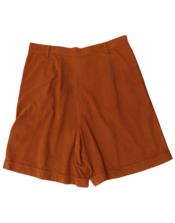 Egon Von Furstenberg Short décontracté taille haute pour femme EU 48 2XL W32 Marron