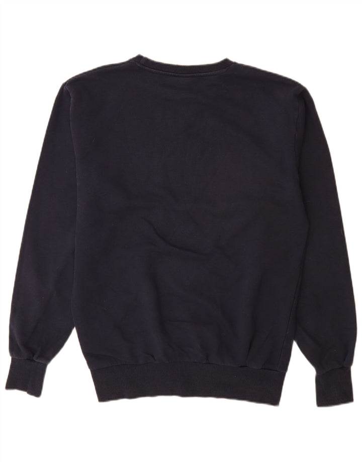 Felpa grafica da uomo Ellesse, maglione medio, blu navy, cotone