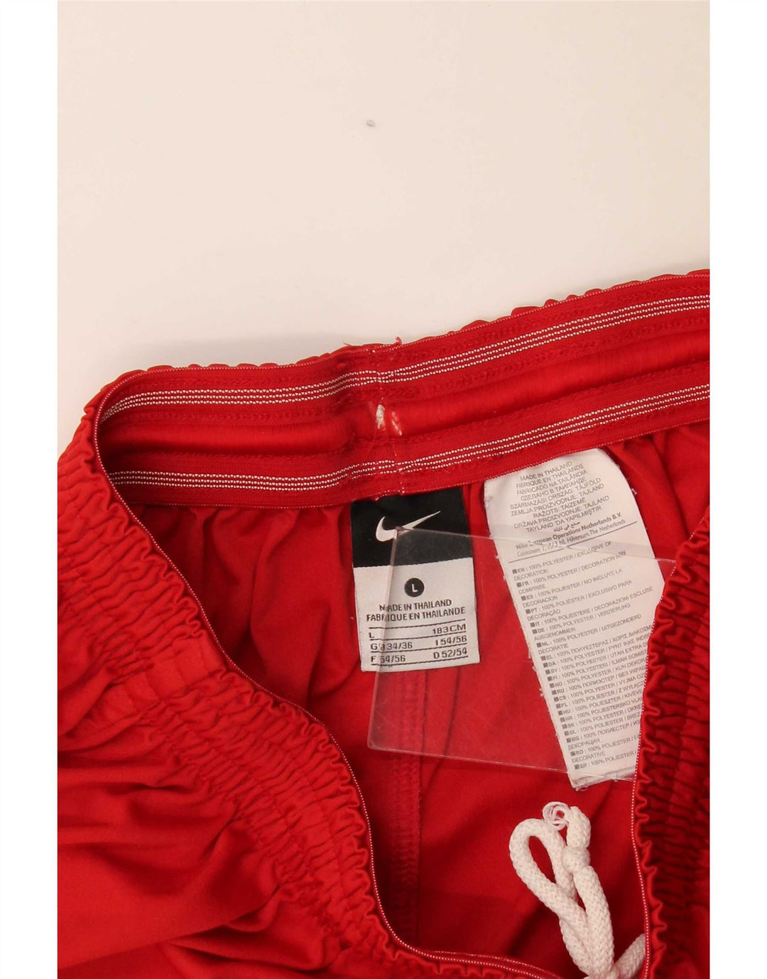 Nike Mens Graphic Sport Shorts UK 34/36 Large  Red Polyester