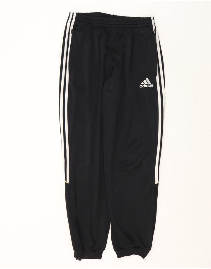 Adidas Mens Tracksuit Trousers Joggers  Medium Black Colourblock Polyester
