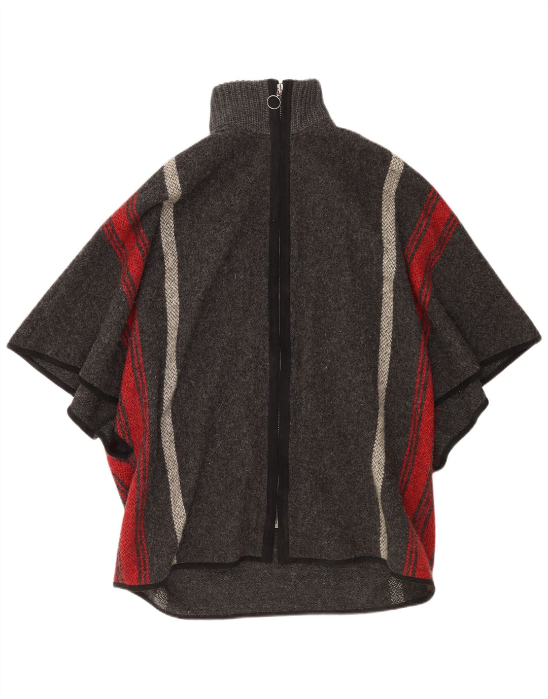 Massimo Dutti Damen-Strickjacke in Übergröße, Gr. 14, Mittelgrau