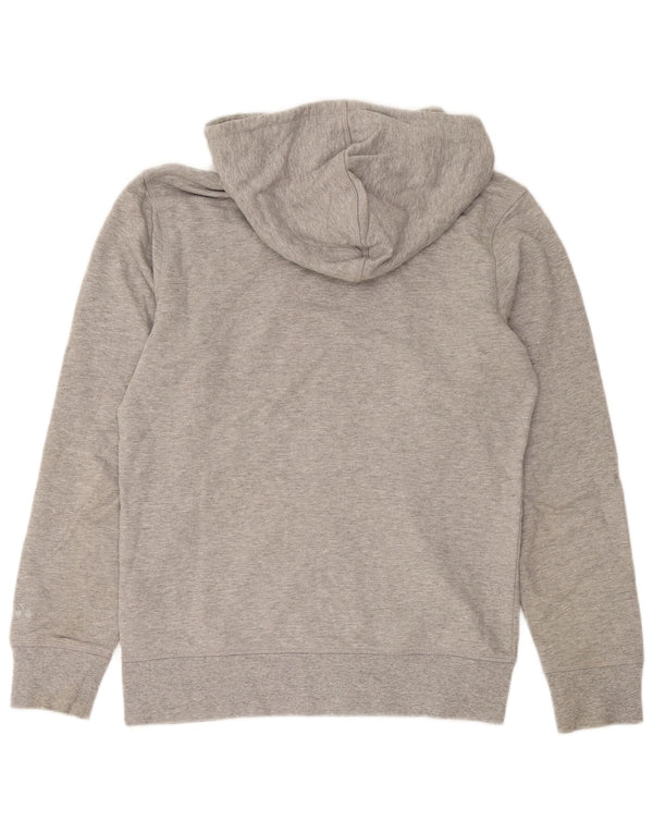 Diadora Dame Grafisk Hættetrøje Sweater UK 16 Stor Grå Flecked Bomuld
