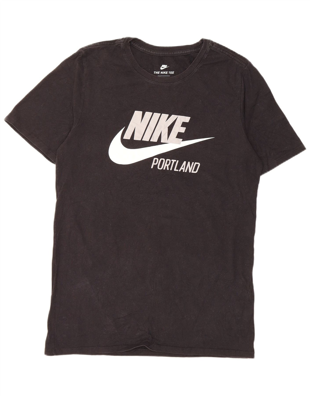 Nike Mens Graphic T-Shirt Top Small Black Cotton