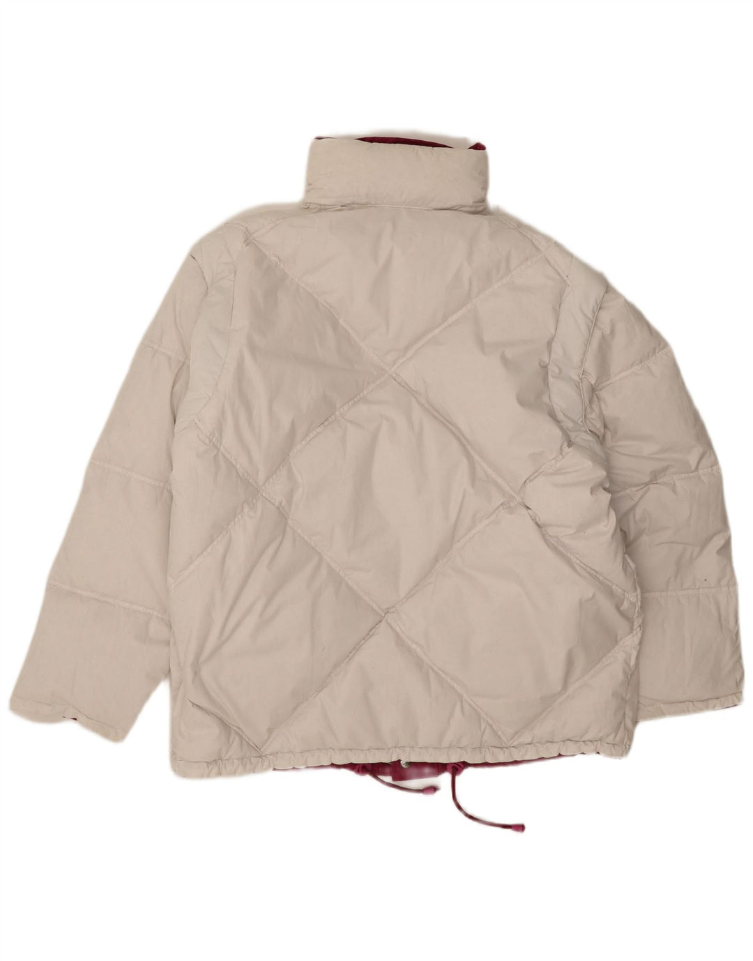 Diadora Herren Reversible Loose Fit Wattierte Jacke UK 38 Mittelrosa Polyester