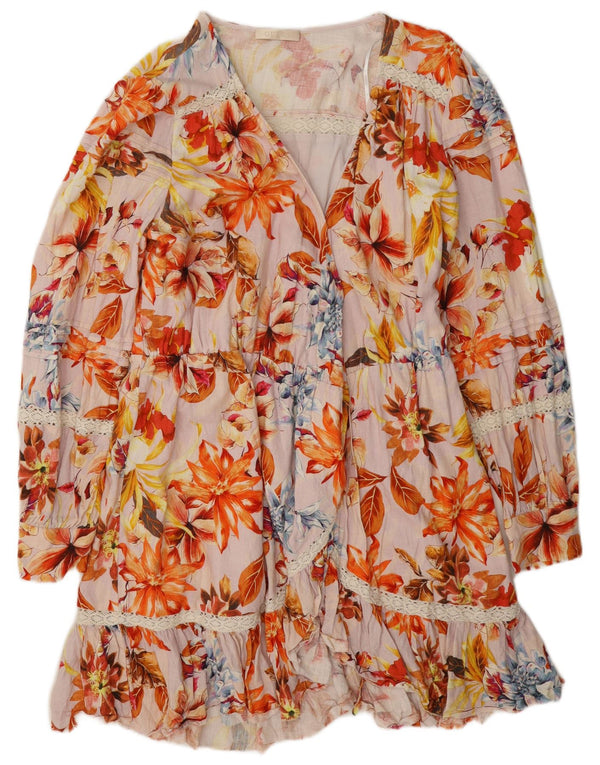 Abito a strati da donna Guess UK 12 Viscosa floreale multicolore media
