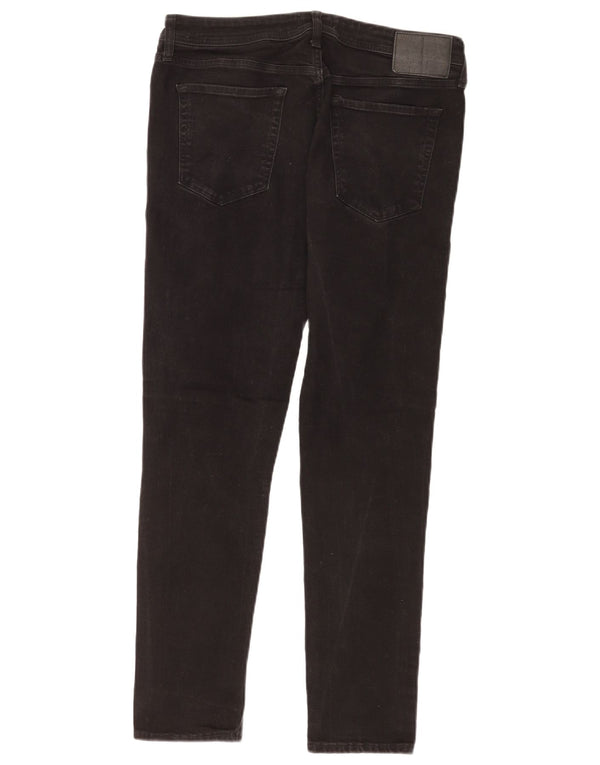 Мужские джинсы скинни Jack & Jones Liam W34 L32, черный хлопок