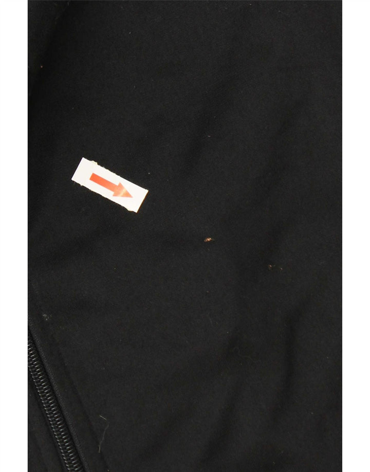 Diadora Mens Graphic Tracksuit Top Jacket UK 38 Medium Black Colourblock