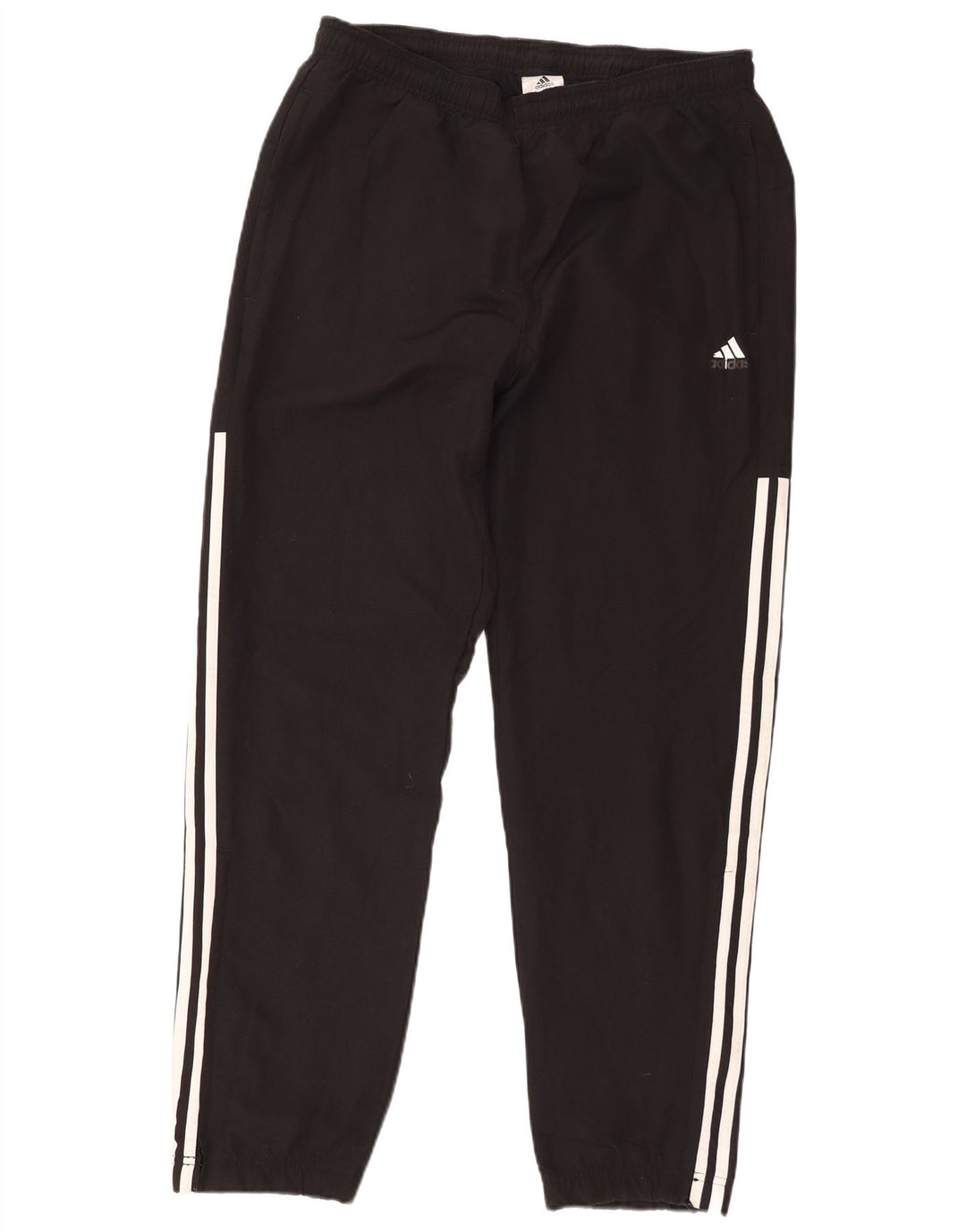 Adidas Mens Tracksuit Trousers Joggers Medium Black Polyester