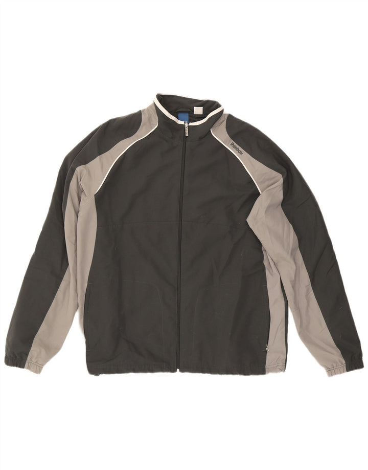 Ανδρική φόρμα Reebok Top Jacket Large Black Colourblock Polyester