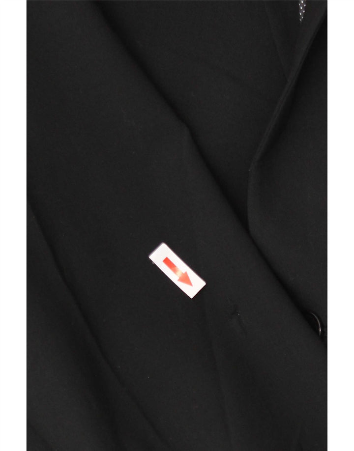 Marks & Spencer Chaqueta tipo blazer de 2 botones para hombre UK 48 2XL Lana negra