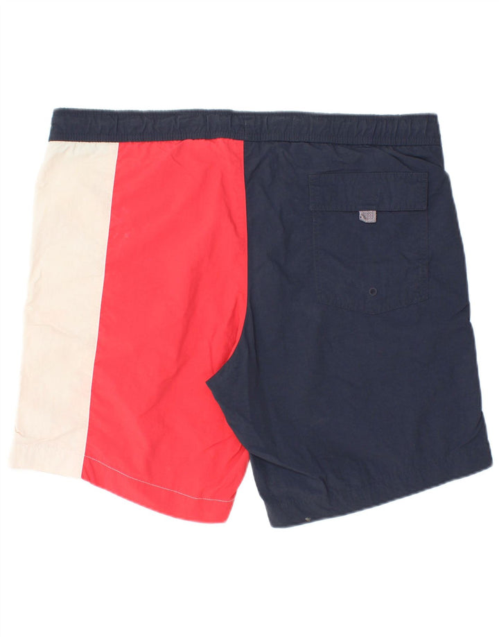 Champion Mens Graphic Swimming Shorts Large Navy Blue Colourblock