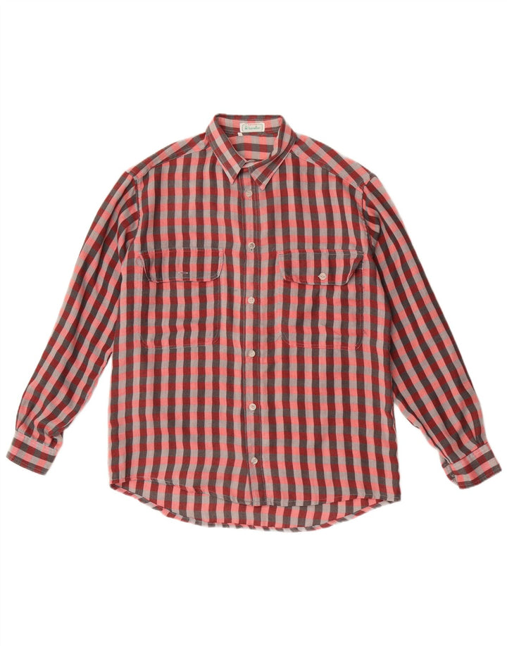 Benetton Mens Shirt Medium Multicoloured Gingham
