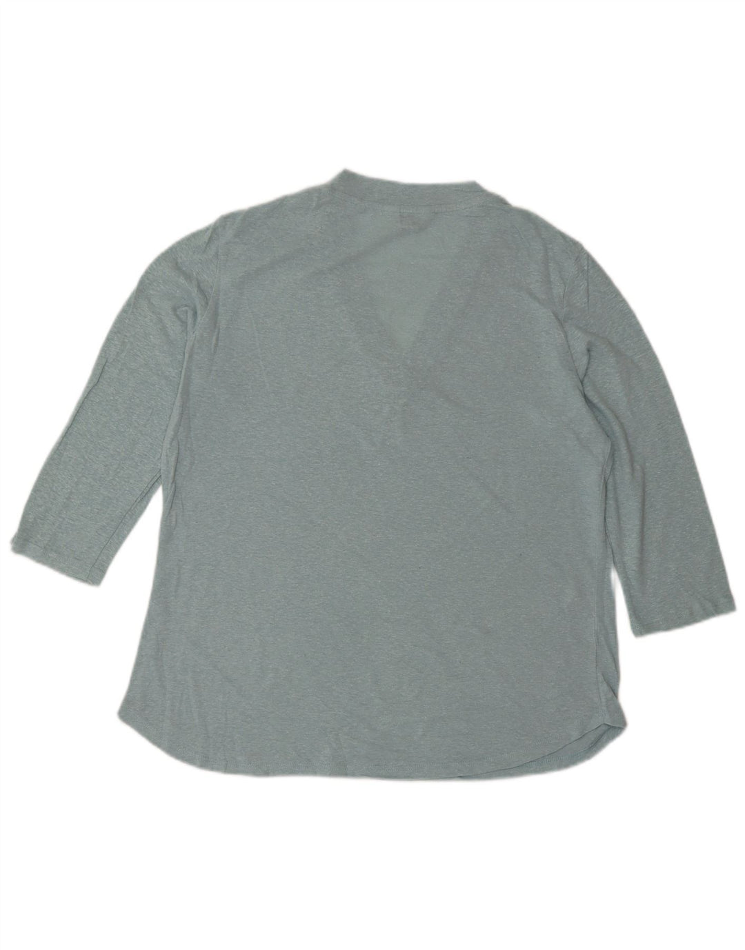 ORVIS Womens Oversized Top 3/4 Sleeve UK 10 Small Blue