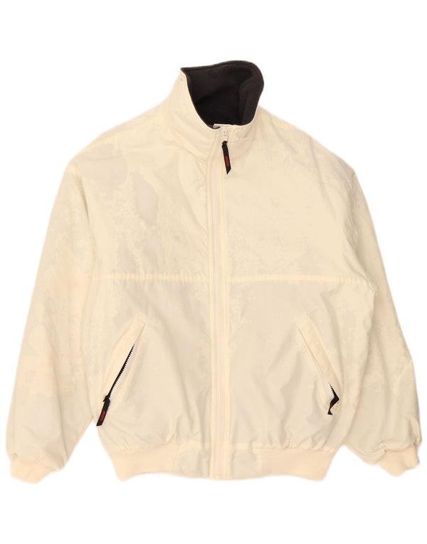 Musto Mens Bomber Jacket UK 38 Medium Off White Polyester