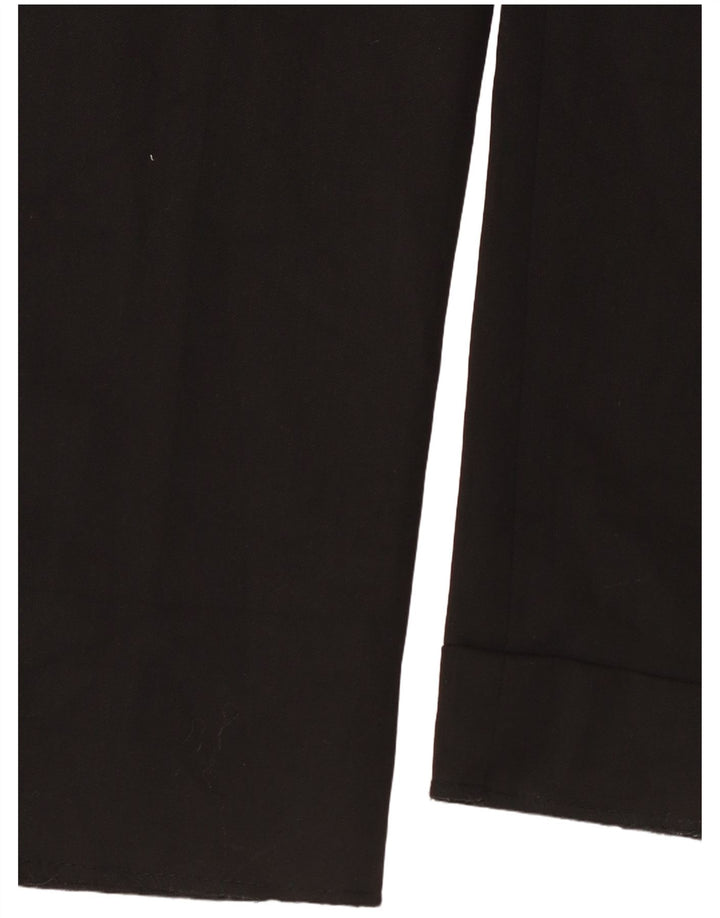 Zara Womens Slim Chino Trousers Large W34 L30 Black