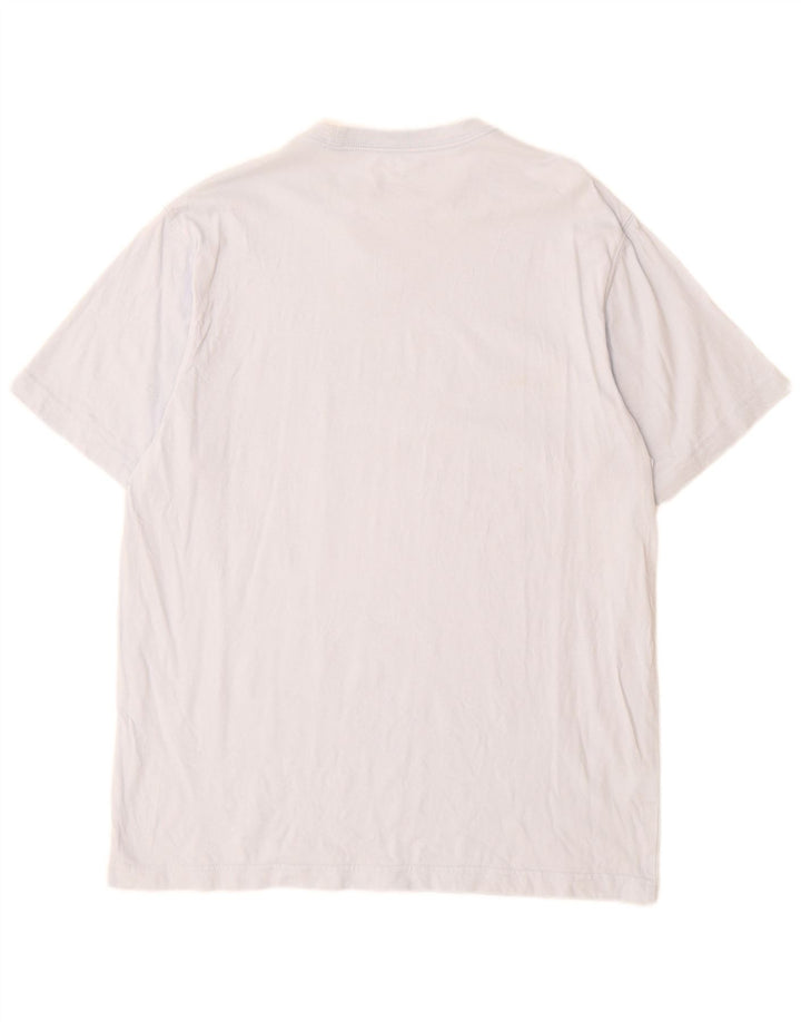 Eddie Bauer Herre T-Shirt Top Medium Hvid Bomuld