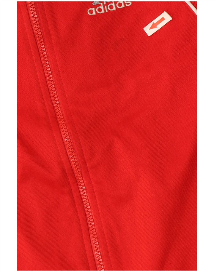 Adidas Girls Tracksuit Top Jacket 11-12 Years Red