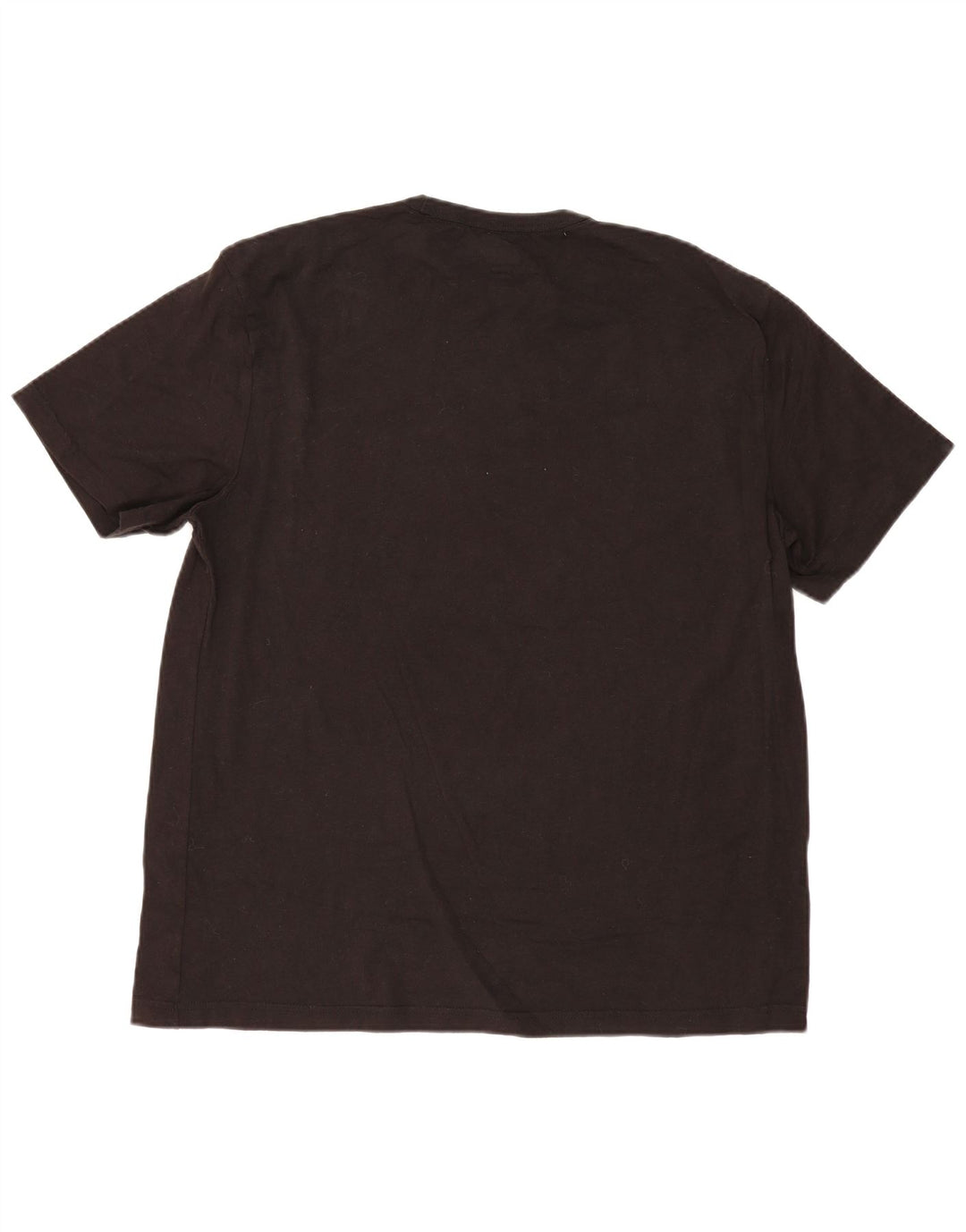 Lee Herre T-Shirt Top XL Sort Stribet Bomuld