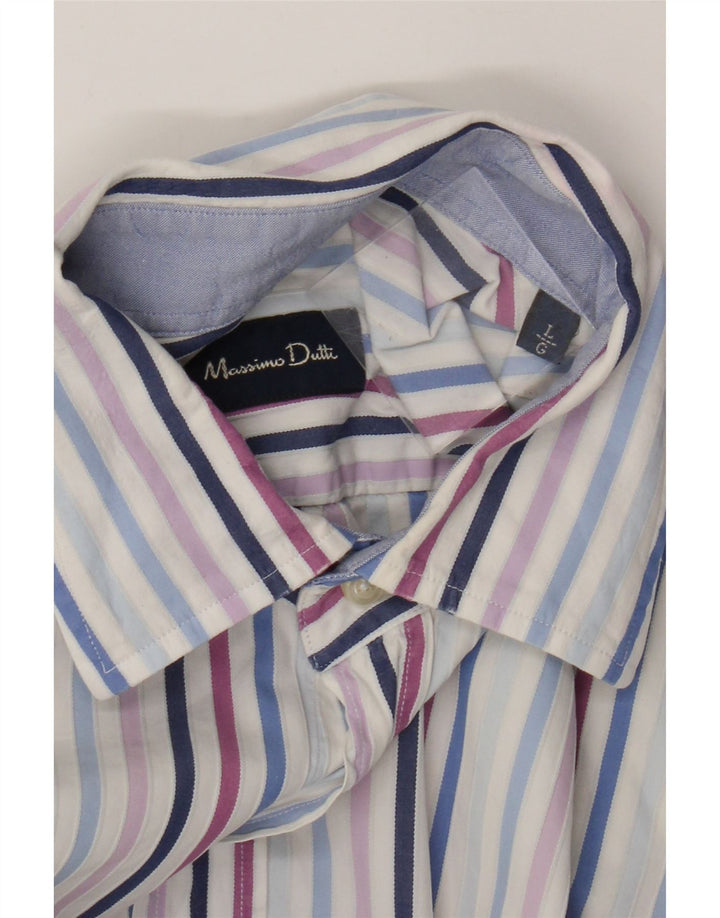 Massimo Dutti Herreskjorte Stor Flerfarvet Stribet