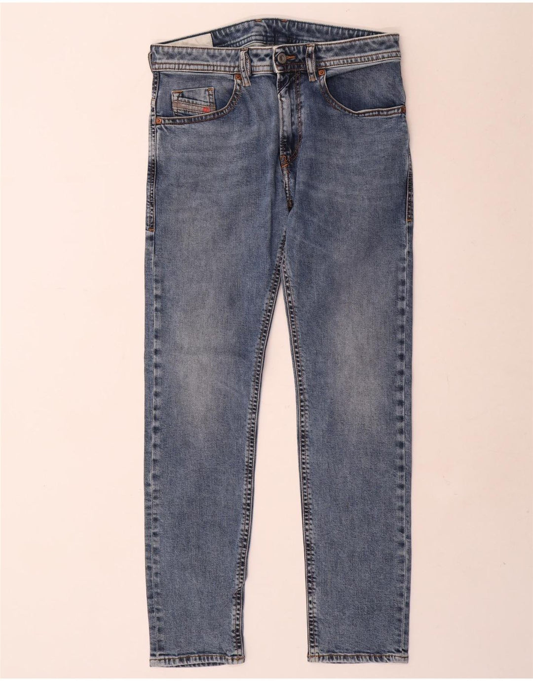 Diesel Herren Slim Jeans W30 L31 Blaue Baumwolle