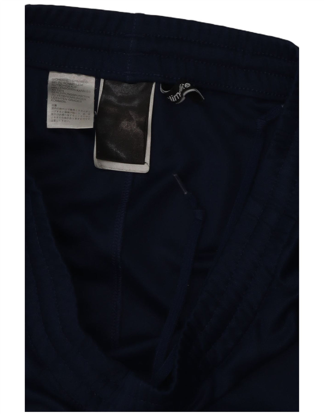 Adidas Mens Climalite Tracksuit Trousers Medium Navy Blue Polyester