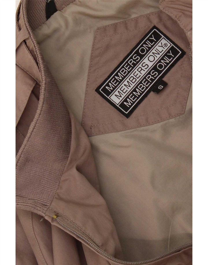 Members Only Mens Military Bomber Jacket UK 36 Small Grey