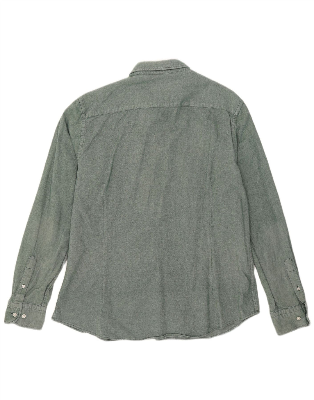 MASSIMO DUTTI Mens Shirt XL Green Cotton