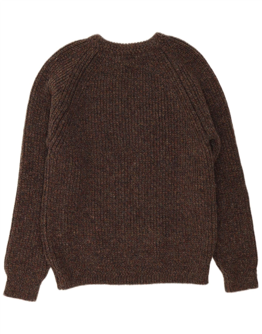 Magee Mens Crew Neck Jumper Sweater Large Brown Flecked New Wool