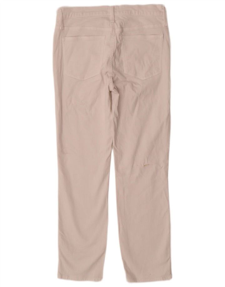 J. Crew Womens Straight Casual Trousers W29 L28 White