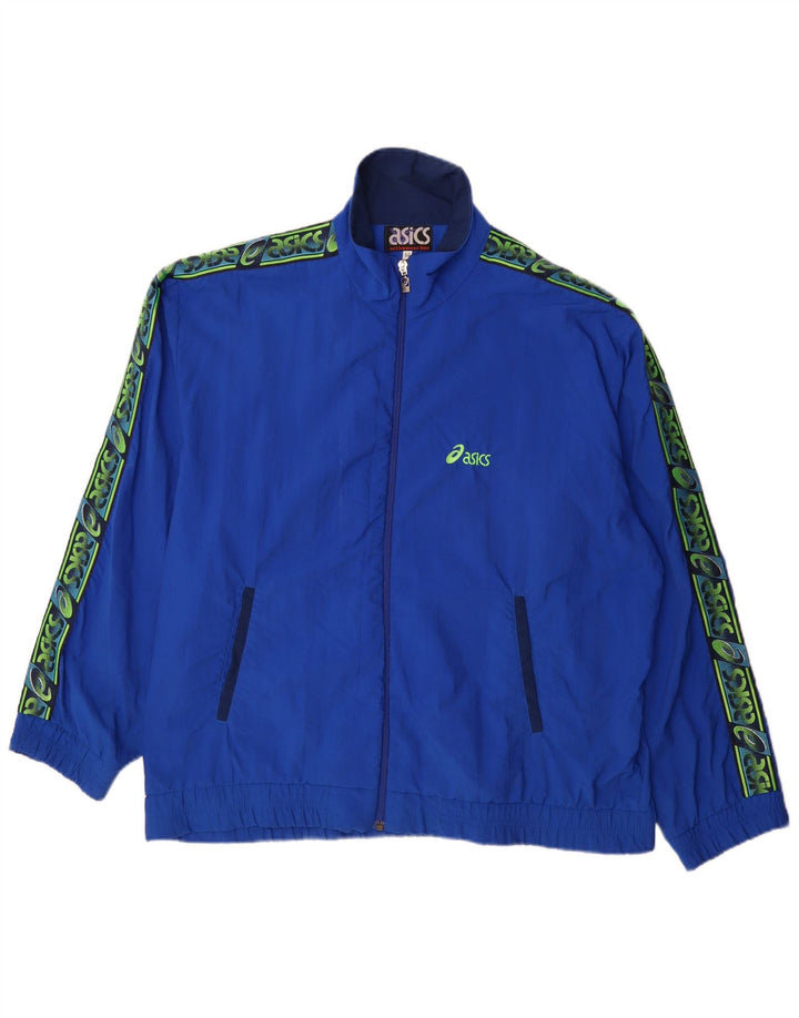 Giacca sportiva da uomo con grafica Asics IT 50 Colorblock blu medio