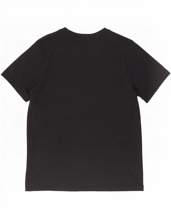 Tricou grafic Nike Dri Fit pentru bărbați Top mare din poliester negru
