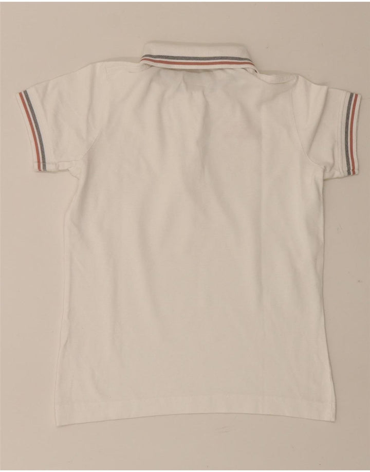 Kappa Womens Polo Shirt UK 10 Small White Cotton