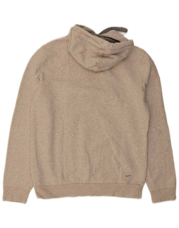 Napapijri Herre grafisk hættetrøje Jumper Medium Beige Bomuld