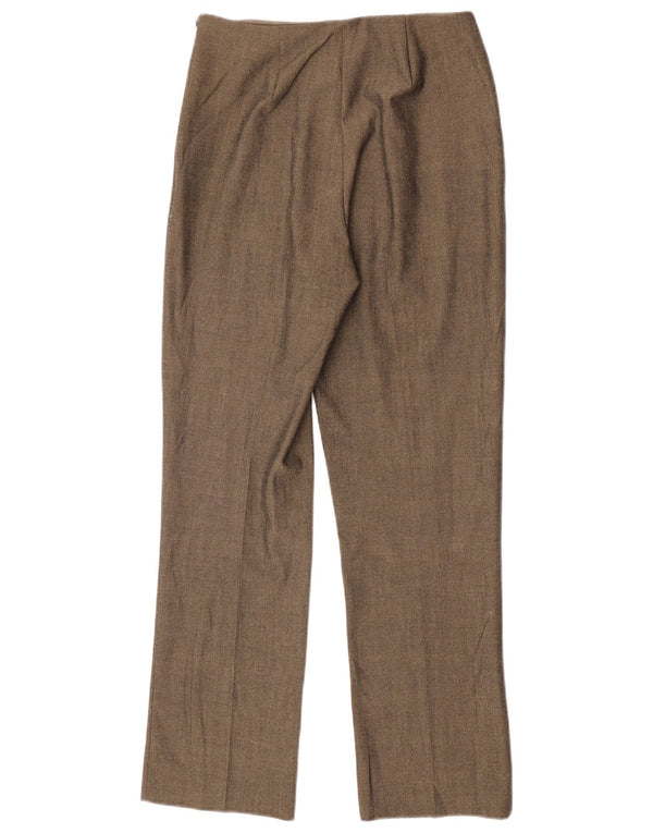 Marks & Spencer Damen-Anzughose mit hoher Taille, UK 12, M, W26, L28, Khaki