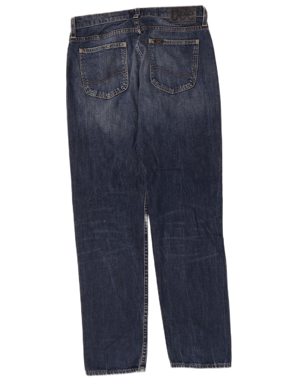 Lee Mens Chase Tapered Jeans W29 L31 Blue Cotton