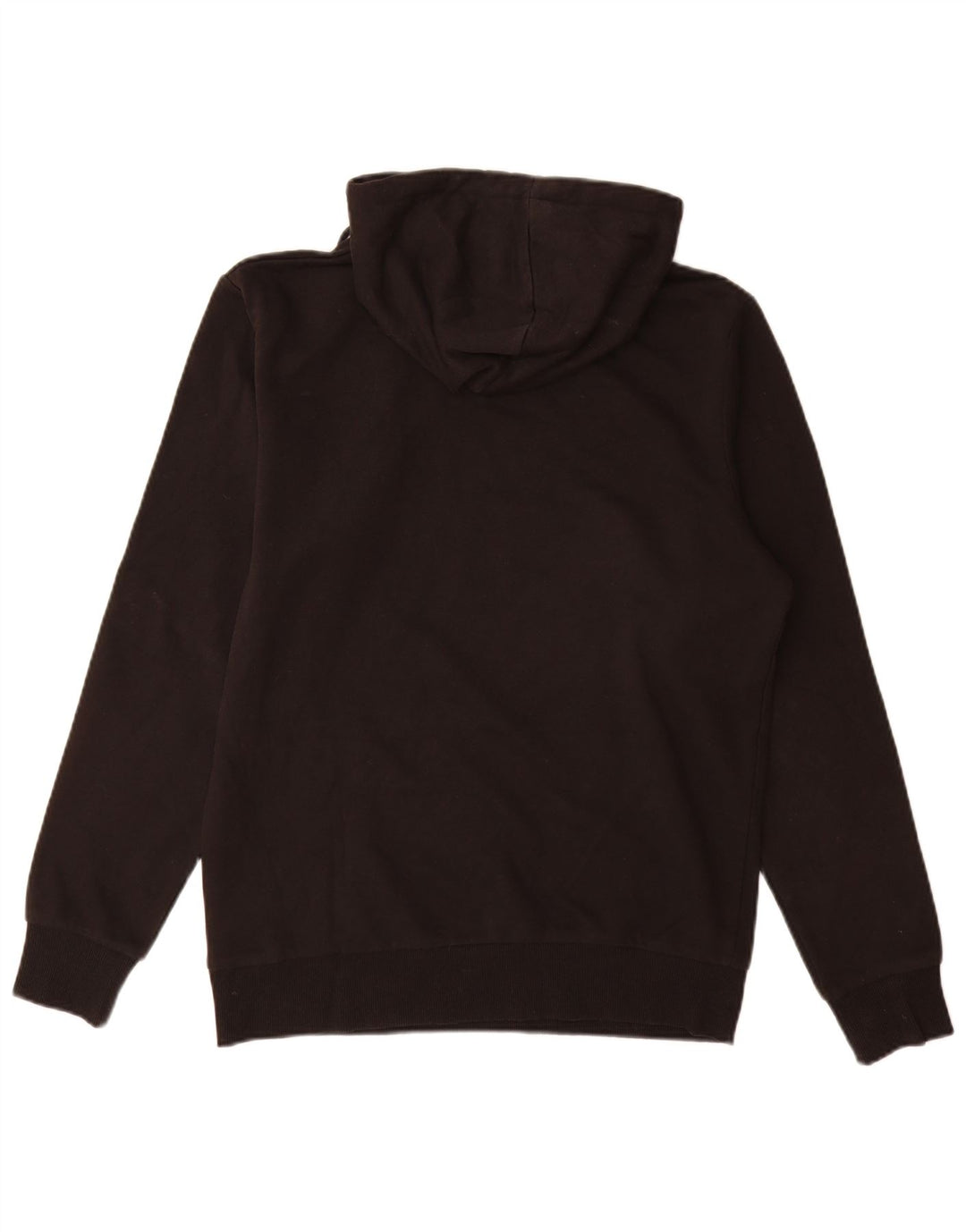 Jack & Jones Mens Graphic Hoodie Jumper Medium Black Cotton