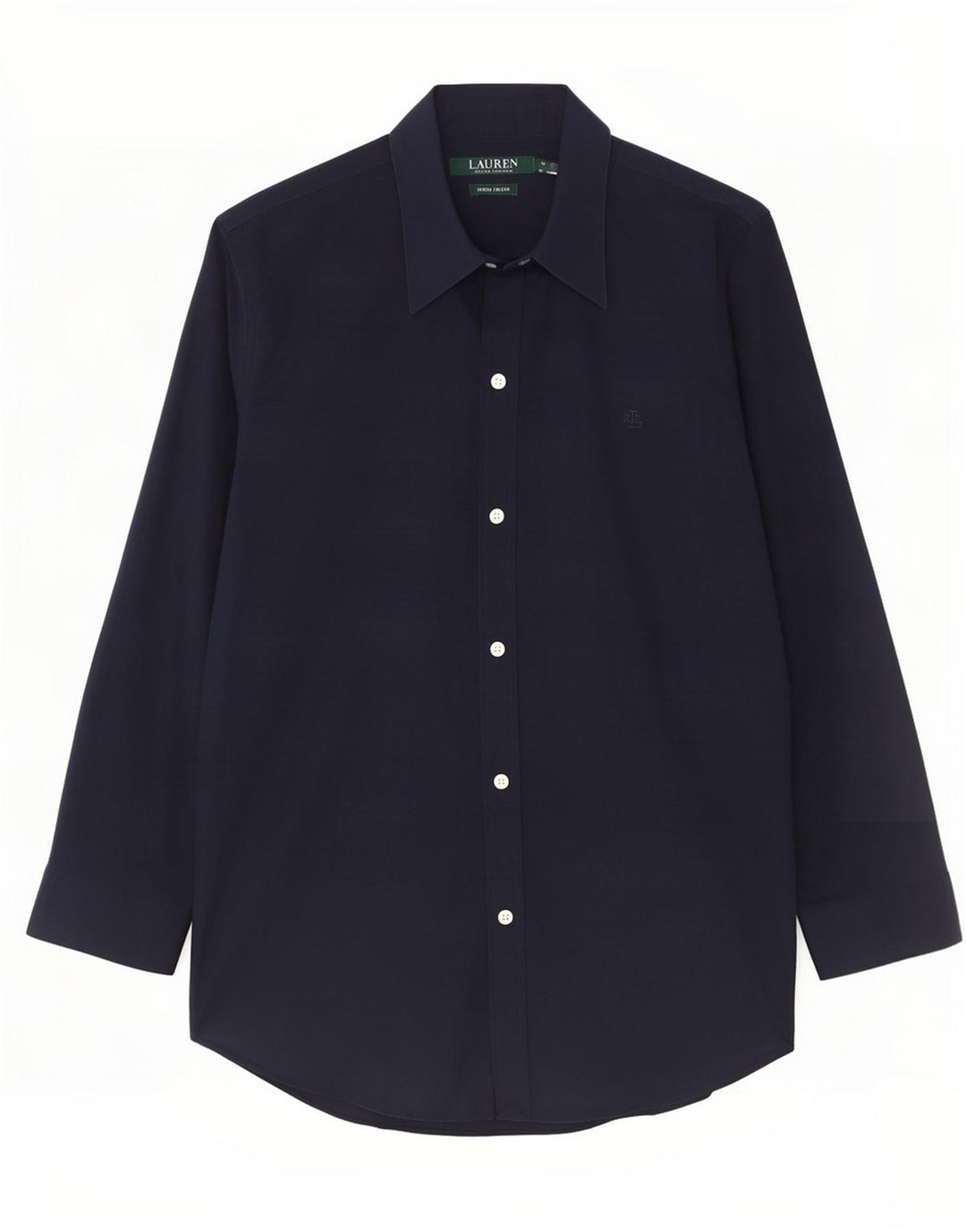 Ralph Lauren Chemise Femme UK 14 Coton Bleu Marine Moyen