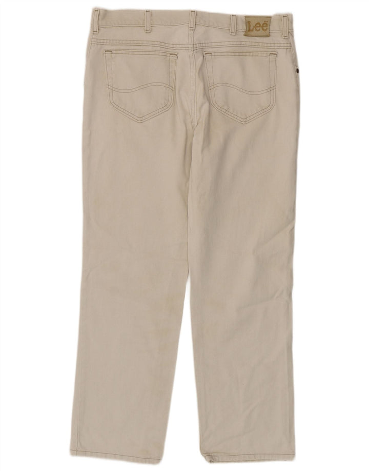 Lee Mens Straight Jeans W34 L30 White