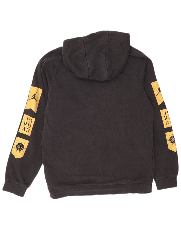 Jordan Mens Graphic Hoodie Jumper Medium Black Cotton