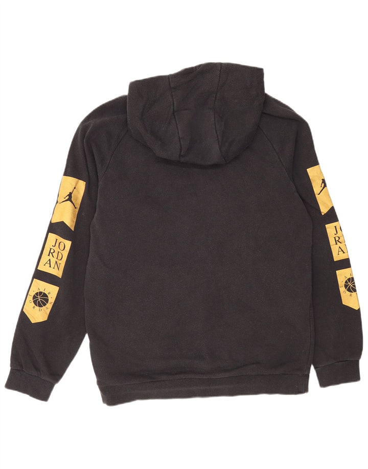 Jordan Mens Graphic Hoodie Jumper Medium Black Cotton