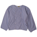 Penny Black Veste Bomber Double Boutonnage Femme UK 8 Petit Bleu Coton